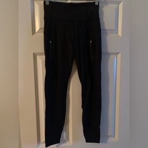 Athleta Rainier black tights size XS